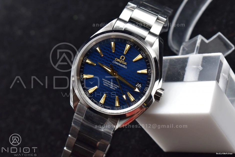 Efficient 508 Terra SS Bracelet Best On VSF Aqua Dial SS A Blue 150M Edition Waved 1:1 1212